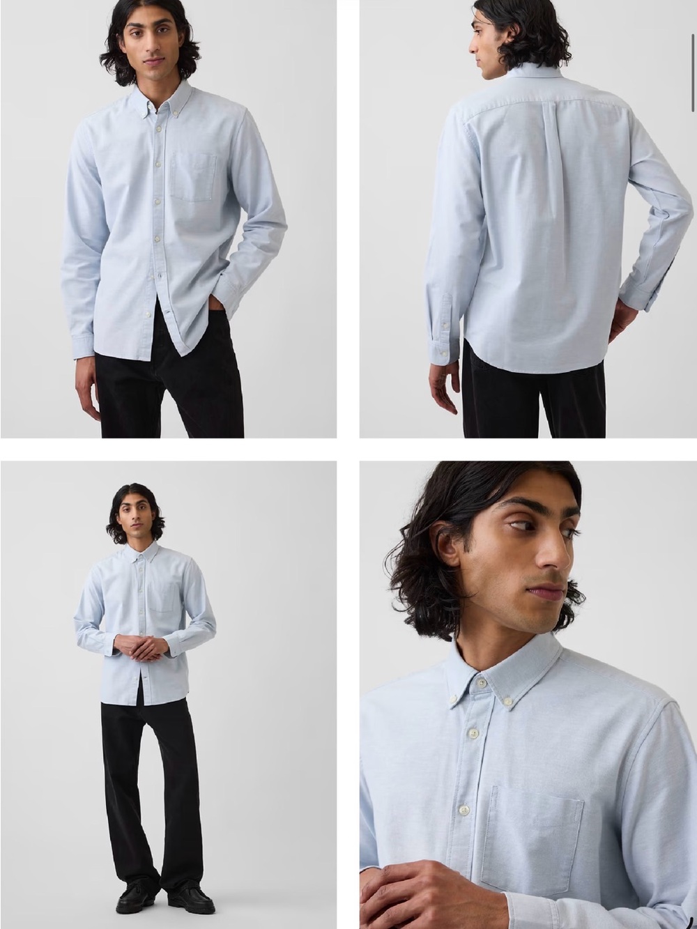 ***GAP** Light Blue Oxford Button-Down Shirt